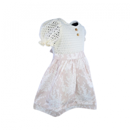 Rochie eleganta cu maneca scurta pentru fete, Mini Junior W1210R, Roz [2]
