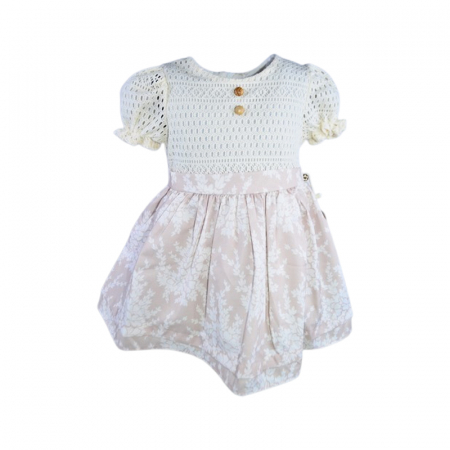 Îmbrăcăminte fete - Rochie eleganta cu maneca scurta pentru fete, Mini Junior W1210R, Roz