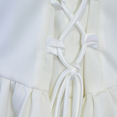 Rochie eleganta cu maneca scurta pentru fete Sarum SR2574, Crem [2]