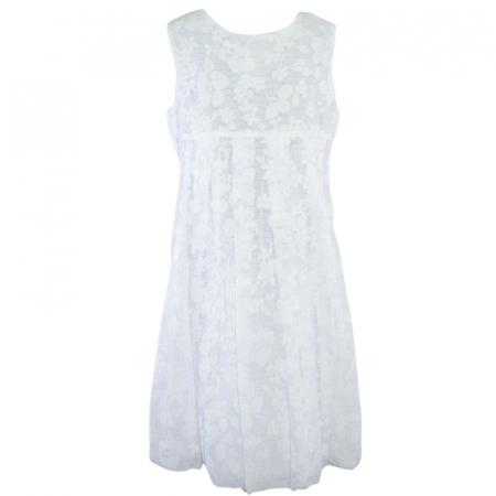 Îmbrăcăminte fete - Rochie eleganta fara maneca pentru fete Viwa ER552, Alb