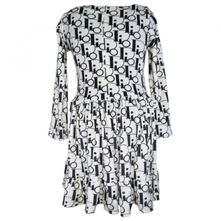 Rochie eleganta din catifea cu maneca lunga pentru fete Catherine 071123-9, Alb [1]