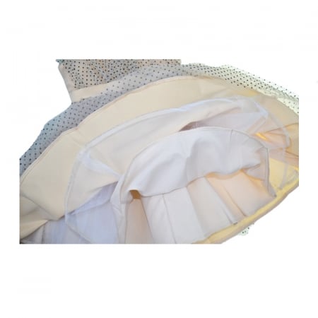 Rochie eleganta fara maneci pentru fete Mini Junior DR160-Y4F21, Bej [7]