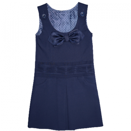 Rochite fete - Rochie eleganta fara maneci pentru fete Tylkomet MH541444, Bleumarin