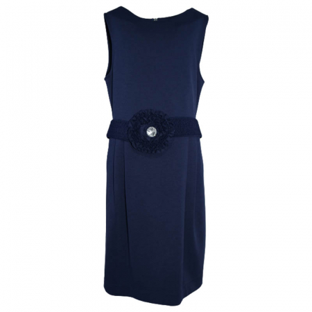 Rochite fete - Rochie eleganta fara maneci pentru fete Viwa M45744, Bleumarin