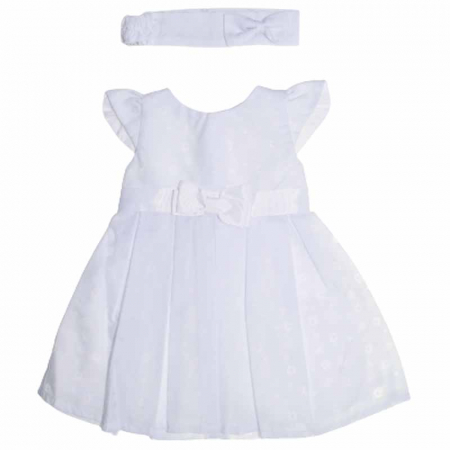 Îmbrăcăminte fete - Rochie eleganta pentru fete Christopher Baby Club 4792, Alb
