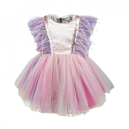 Rochite fete - Rochie eleganta pentru fete Colibri RCLB-3, Multicolor