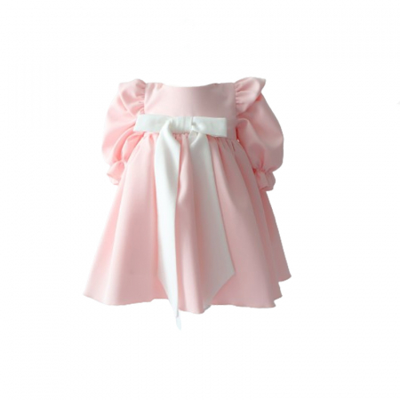 Botezul bebelusului - Rochie eleganta pentru fete Colibri RCLB-5, Roz