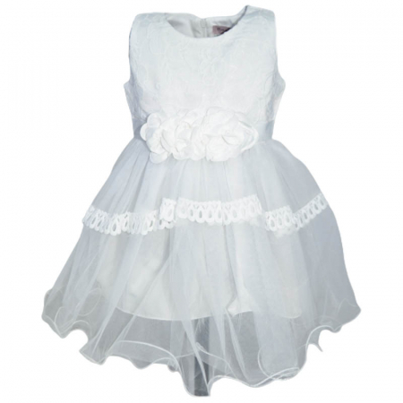 Îmbrăcăminte fete - Rochie eleganta pentru fete Fiona & Go 270323-ALLL, Alb