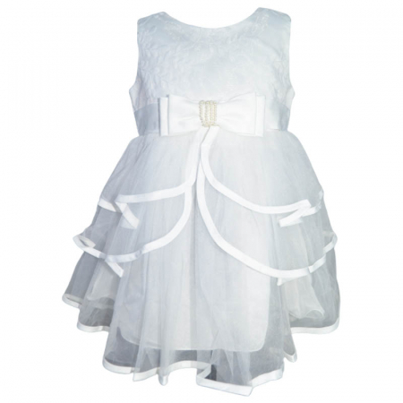 Îmbrăcăminte fete - Rochie eleganta pentru fete Fiona & Go 270323-ALL, Alb