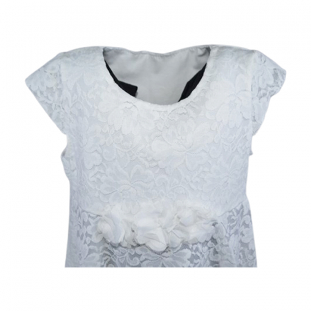 Rochie eleganta pentru fete, Lucky, LK3751, Alb [1]