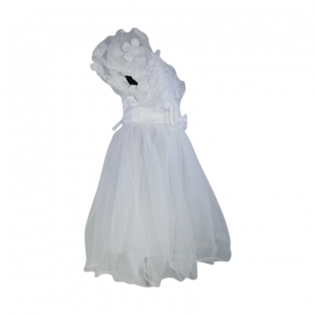 Rochie eleganta pentru fete, Lucky, LK709F, Alb [3]