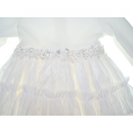 Rochie eleganta pentru fete LULU DESIGN 141123-4, Crem [2]