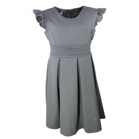 Îmbrăcăminte fete - Rochie eleganta pentru fete Mini Junior 0049-B, Gri