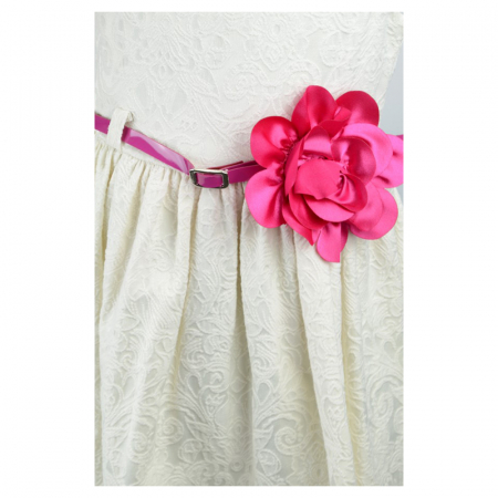 Rochita eleganta pentru fete Mini Junior 1318C-98-cm, Crem [1]