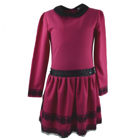 Îmbrăcăminte fete - Rochita eleganta pentru fete Mini Junior ANBJ1R-98, Fucsia