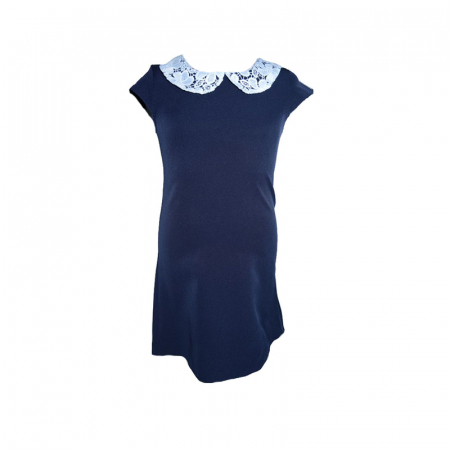 Rochite fete - Rochita eleganta pentru fete Mini Junior MDZS1B-134, Bleumarin