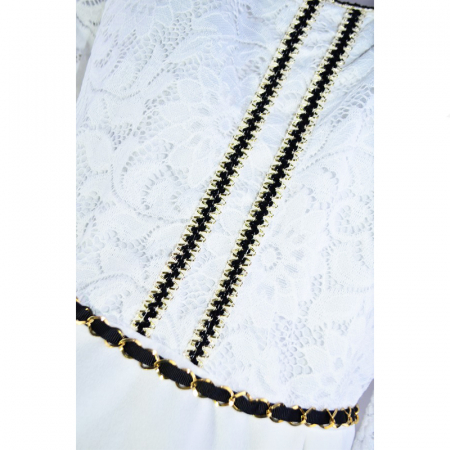 Rochie eleganta pentru fete Mini Junior RCH-ELMJ1, Alb [3]