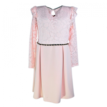 Rochie eleganta pentru fete Mini Junior RCH-ELMJ2, Roz [3]