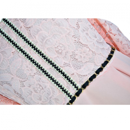 Rochie eleganta pentru fete Mini Junior RCH-ELMJ2, Roz [2]