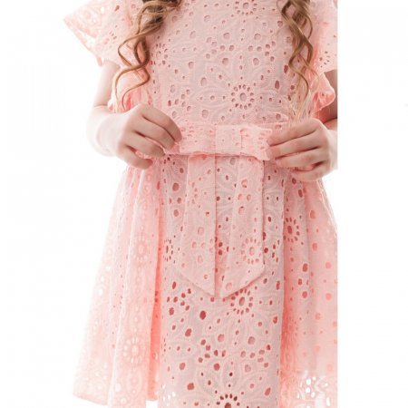 Rochie eleganta pentru fete Mini Junior RCHMJ-02, Roz [2]