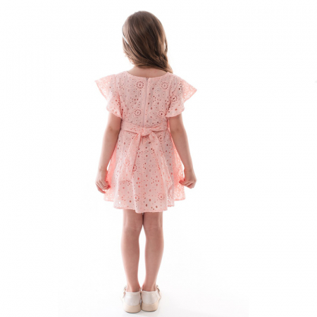 Rochie eleganta pentru fete Mini Junior RCHMJ-02, Roz [1]