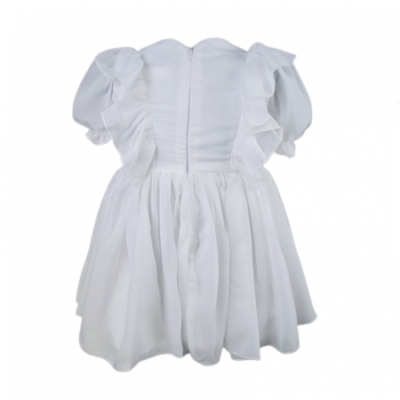 Rochie eleganta pentru fete Mini Junior RCHMJ-1, Alb [3]