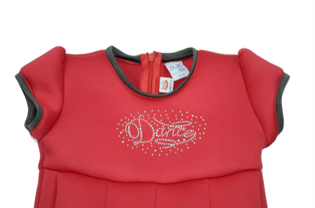 Rochita eleganta pentru fete Mini Junior SRAC48-128, Rosu [1]