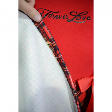 Rochie eleganta captusita pentru fete Moda 3649, Rosu [3]