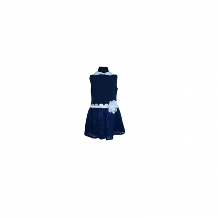 Rochita eleganta pentru fete Moda MDA3-B-116, Bleumarin [4]