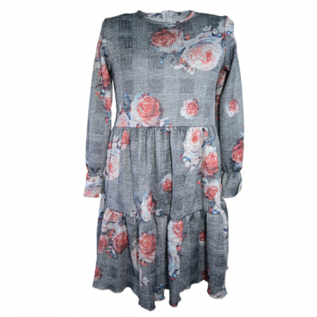 Îmbrăcăminte fete - Rochie eleganta pentru fete Tylkomet RTLK-G, Gri