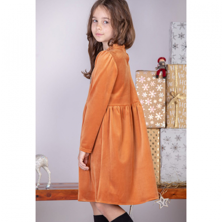 Rochie eleganta pentru fete Tylkomet TLY-2, Portocaliu [5]