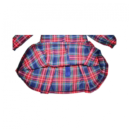 Set 2 piese format din rochie in carouri si gentuta pentru fete Baby Rose, 4616-4652, Rosu [4]