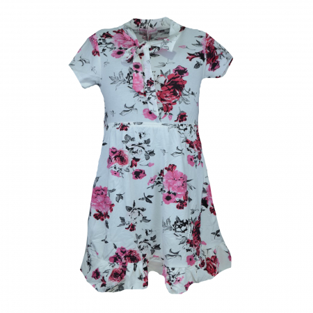 Îmbrăcăminte fete - Rochita pentru fete Happy House CVC-1529-1, Alb