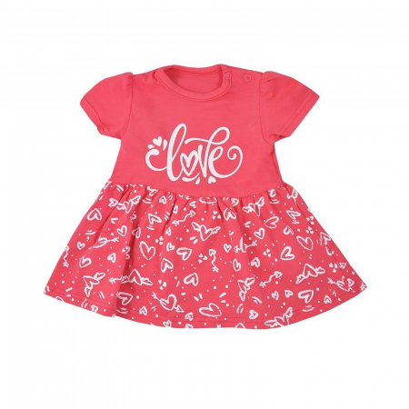 Îmbrăcăminte fete - Rochita pentru fete Koala Love 08-601_74 cm, Rosu