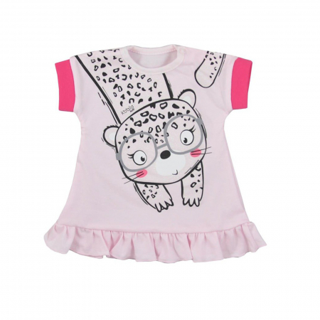 Îmbrăcăminte fete - Rochita pentru fete Koala Sara 07-615R_74 cm, Roz
