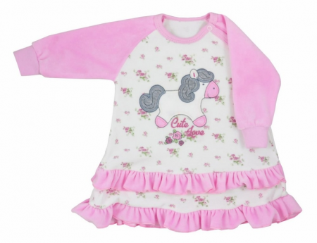 Îmbrăcăminte fete - Rochita pentru fete Koala Zabawka 05-335R-86-cm, Roz