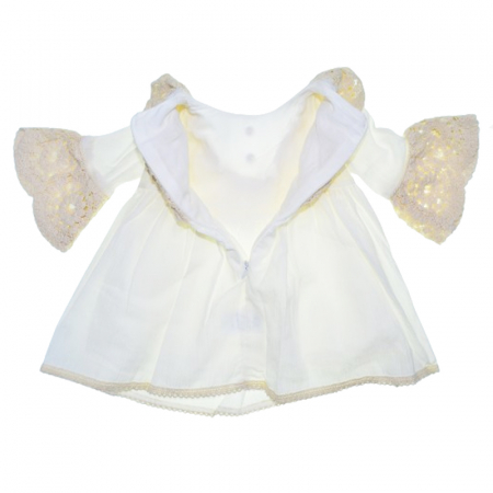 Rochie pentru fete Mini Junior COMP-3948, Alb [2]