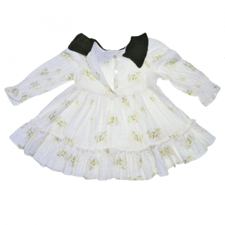 Rochie pentru fete Mini Junior COMP-787, Alb [1]