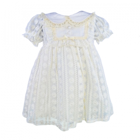 Îmbrăcăminte fete - Rochie pentru fete Mini Junior RCH-MJ5, Crem