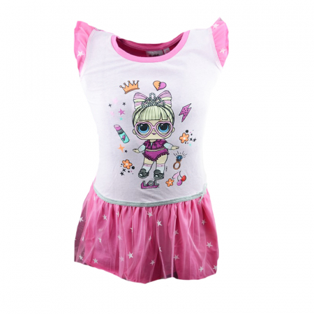 Îmbrăcăminte fete - Rochita pentru fete Setino LOL 1922-9117-116-cm, Roz