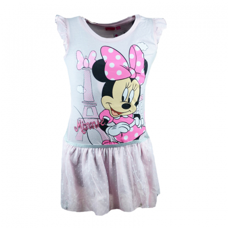 Îmbrăcăminte fete - Rochita pentru fete Setino Minnie Mouse MIN-G-DRESS-11RZ-122-cm, Roz