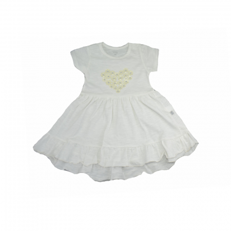 Îmbrăcăminte fete - Rochita de vara pentru fete Koala Marcelinka 08-583A_80 cm, Alb