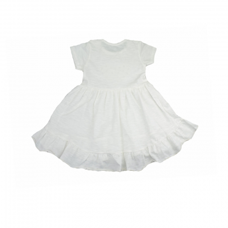 Rochita de vara pentru fete Koala Marcelinka 08-583A_80 cm, Alb [1]