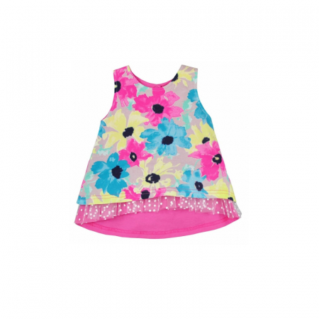 Îmbrăcăminte fete - Rochita de vara pentru fete Koala Wiosenka 3537-F-74, Multicolor