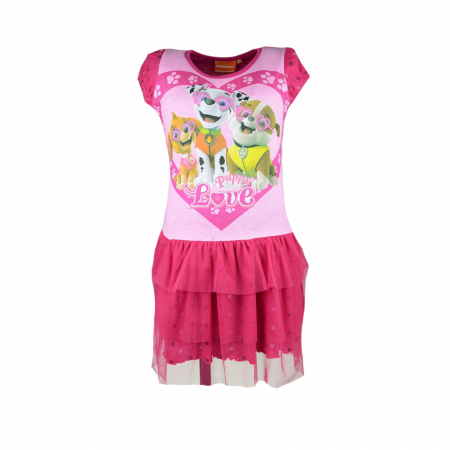 Îmbrăcăminte fete - Rochita de vara pentru fete Nickelodeon Paw Patrol 98-75_128 cm, Fucsia