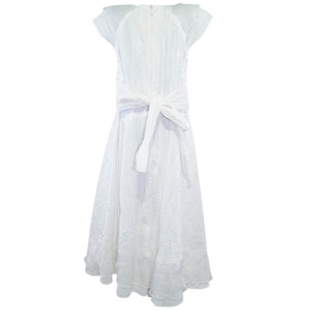 Rochie eleganta cu maneca scurta si bolero pentru fete Adonis RE73625, Alb [3]