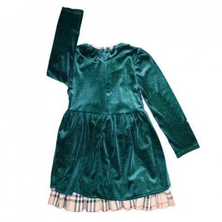 Rochie eleganta cu maneca lunga pentru fete Tylkomet RM7455, Verde [1]