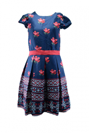 Îmbrăcăminte fete - Rochita eleganta pentru fete Colibri RCF-001-140, Multicolor