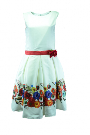Rochite fete - Rochita eleganta pentru fete Colibri RCF-003-152, Crem