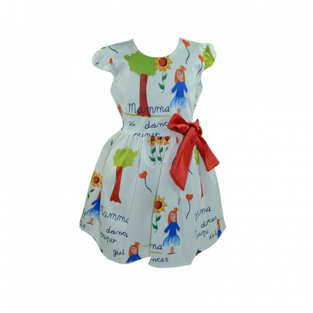 Rochite fete - Rochita eleganta pentru fete Deva Kids DVK8-A-128, Multicolor